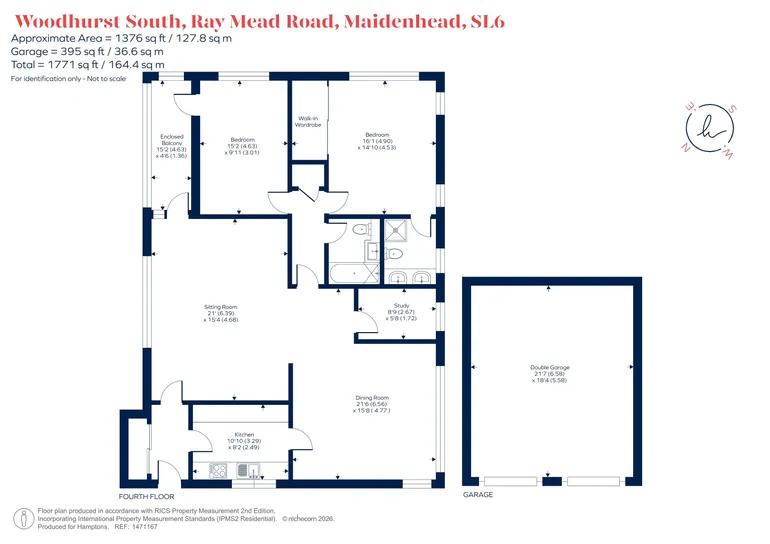 Floorplan 1 for Ray Mead Road, Maidenhead, SL6