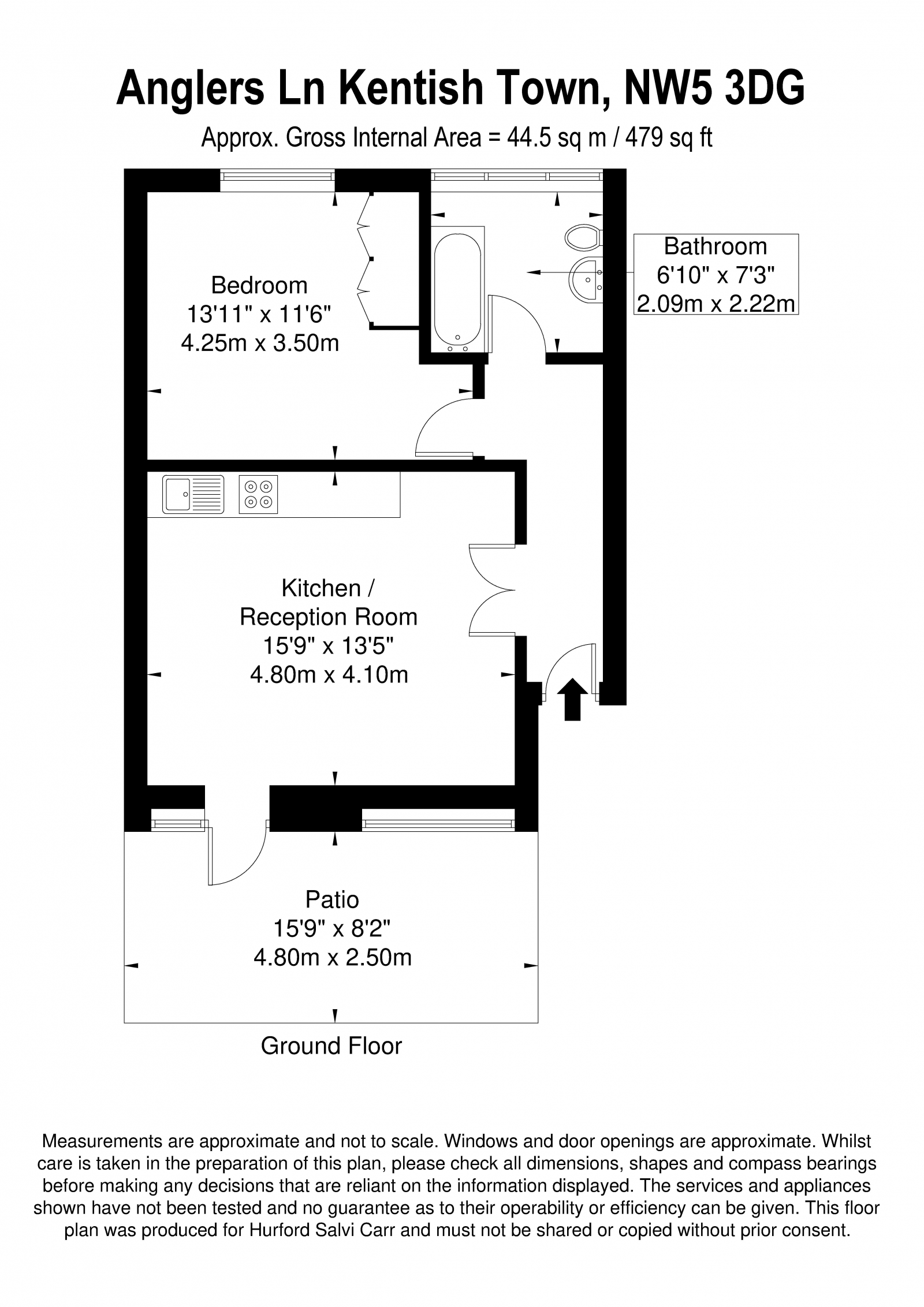 Anglers Lane, Kentish Town, London, NW5 floorplan