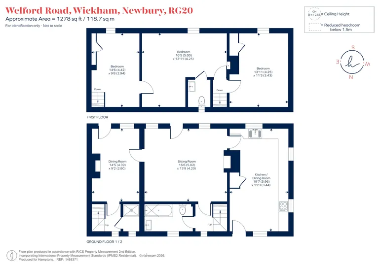 Floorplan 1 for Welford Road, Newbury, RG20