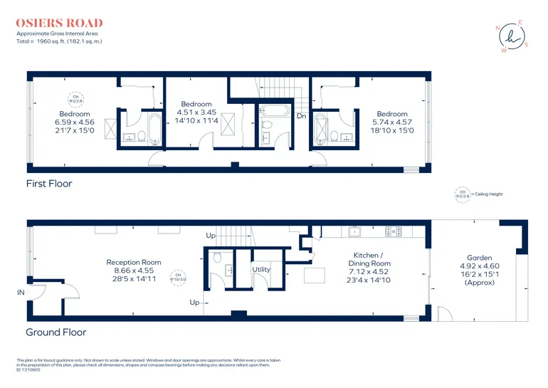 Floorplan 1 for Osiers Road, London, SW18