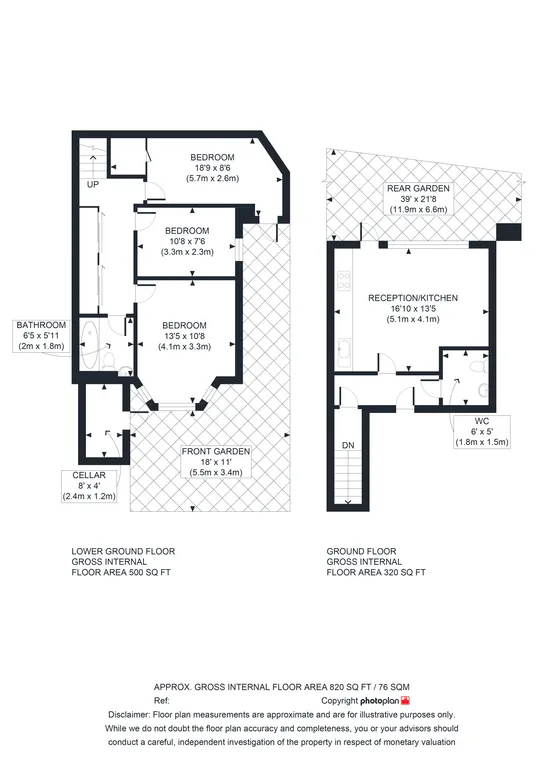 Floorplan 1 for Mill Lane London NW6