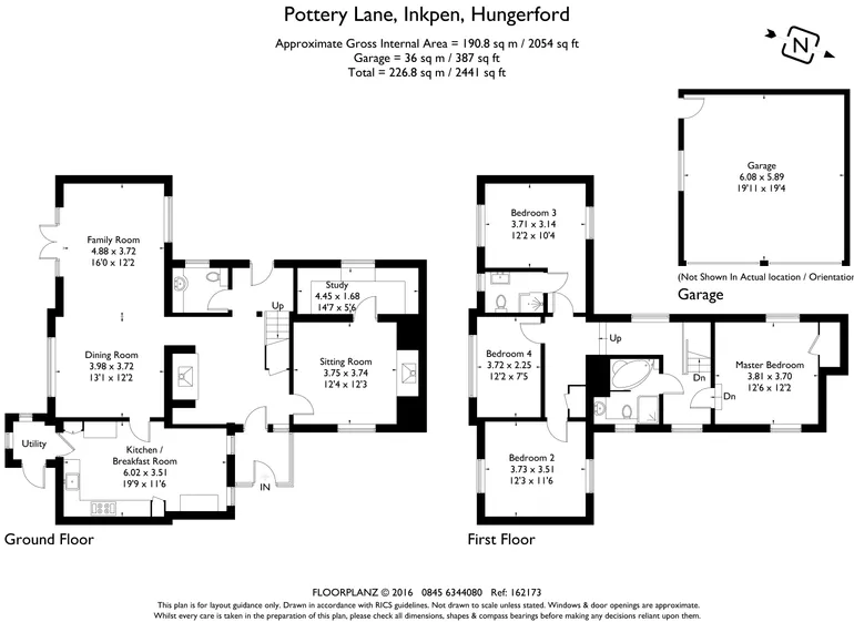 Floorplan 1 for Pottery Lane Inkpen RG17