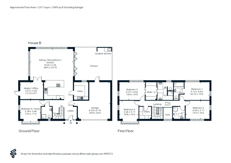 Floorplan 1 for Coppice Hill, Pulborough, RH20