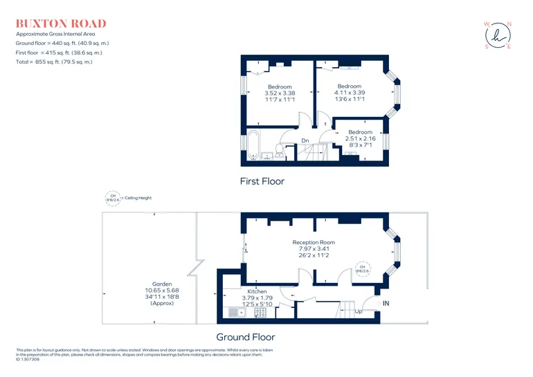Floorplan 1 for Buxton Road, London, SW14