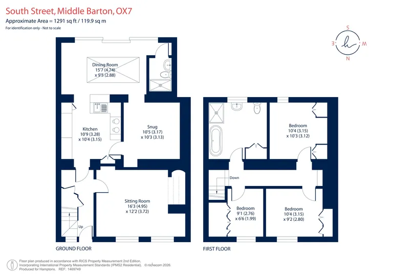 Floorplan 1 for South Street, Chipping Norton, OX7