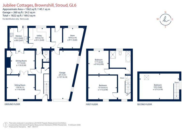 Floorplan 1 for Brownshill, Stroud, GL6