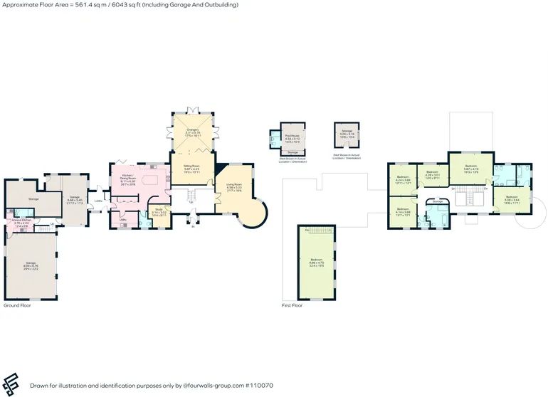 Floorplan 1 for Fryern Road, Pulborough, RH20