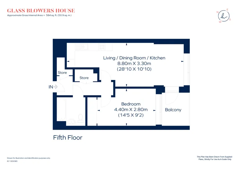 Floorplan 1 for Valencia Close, London, E14