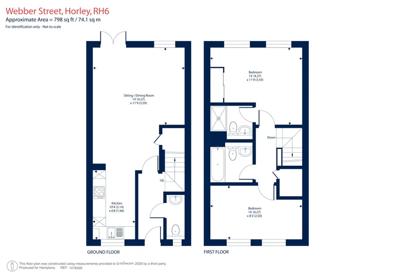 Floorplan 1 for Webber Street, Horley, RH6