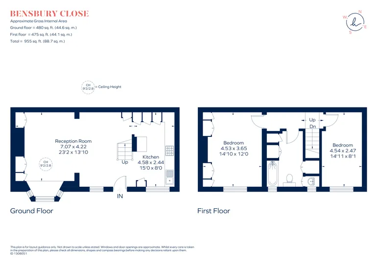 Floorplan 1 for Bensbury Close, London, SW15