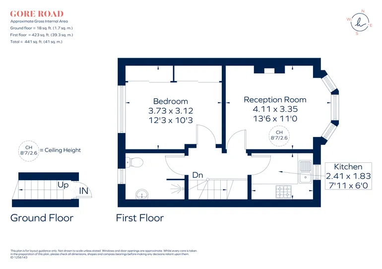 Floorplan 1 for Gore Road Raynes Park SW20