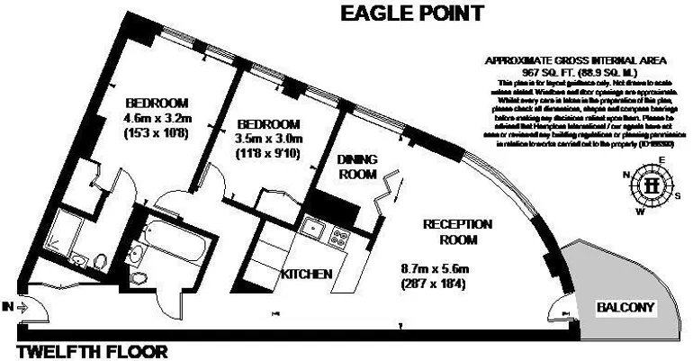 Floorplan 1 for City Road London EC1V