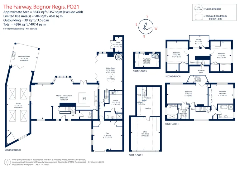 Floorplan 1 for The Fairway Bognor Regis PO21
