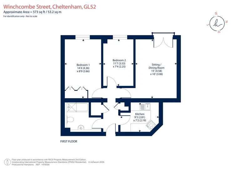 Floorplan 1 for Winchcombe Street Cheltenham GL52