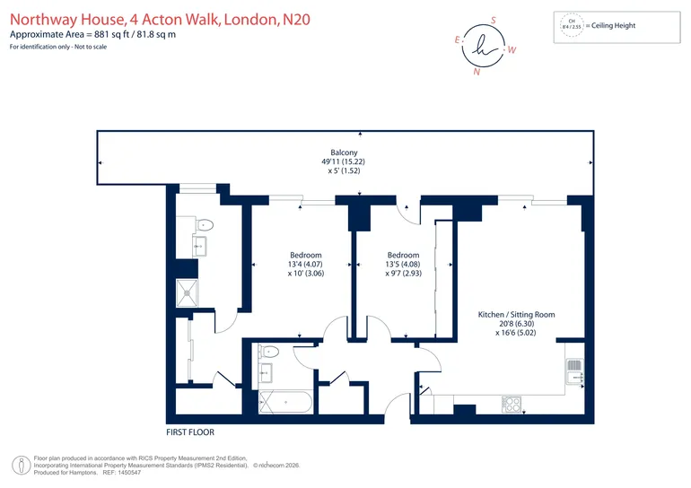 Floorplan 1 for Acton Walk London N20