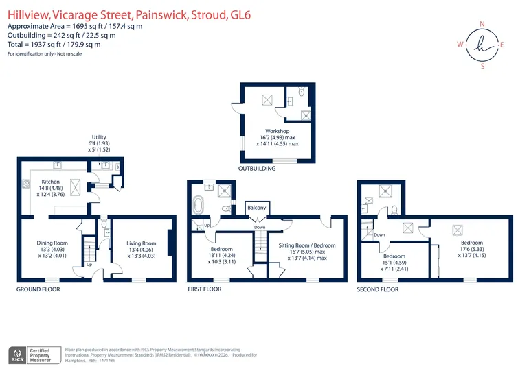 Floorplan 1 for Vicarage Street, Stroud, GL6