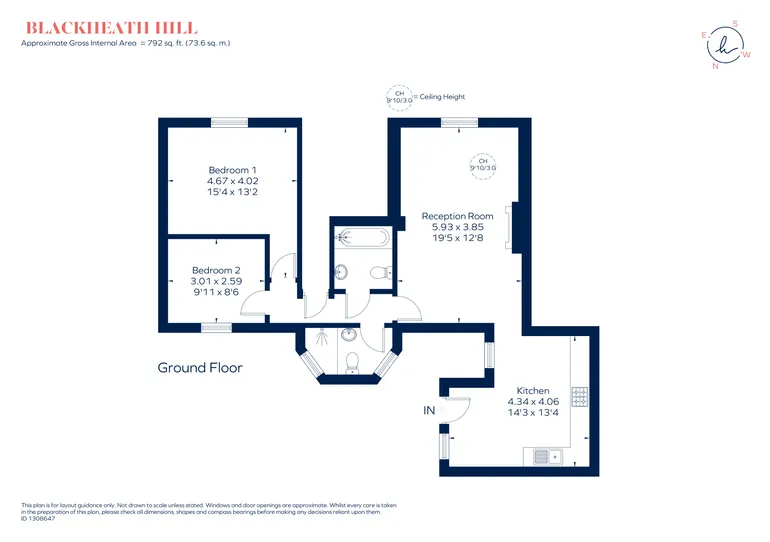 Floorplan 1 for Blackheath Hill, London, SE10