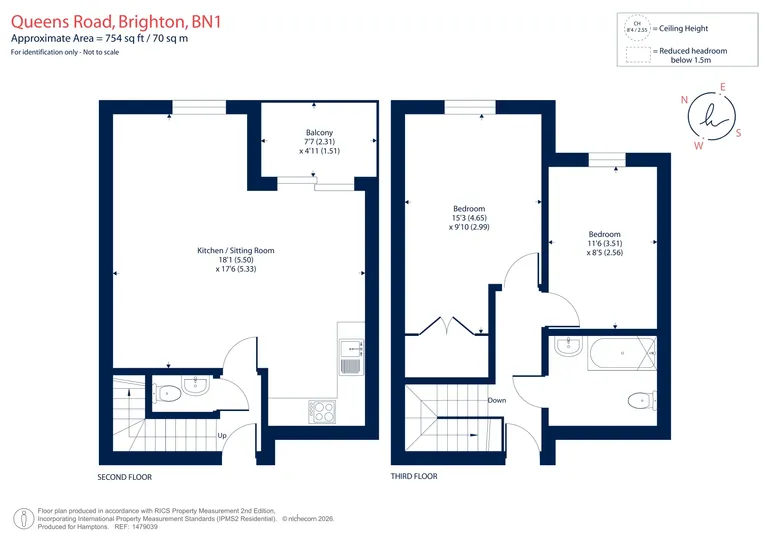 Floorplan 1 for Queens Road Brighton BN1