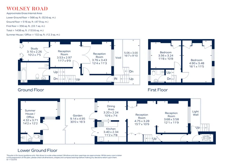 Floorplan 1 for Wolsey Road London N1