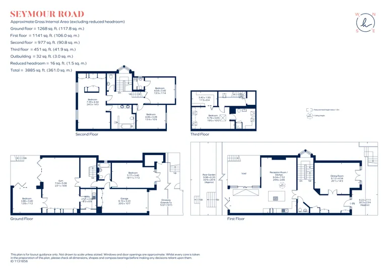 Floorplan 1 for Seymour Road Wimbledon SW19