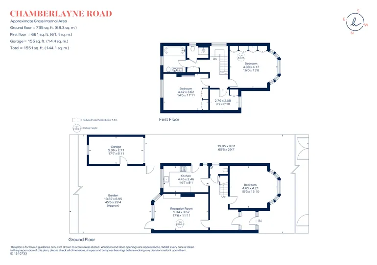Floorplan 1 for Chamberlayne Road, London, NW10