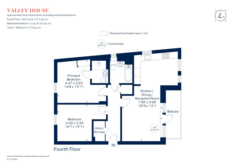 Floorplan 1 for Manor Road, Ealing, W13