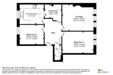 Roslea Drive, Glasgow floorplan 1 out of 1
