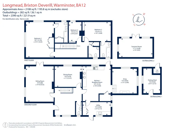 Floorplan 1 for Brixton Deverill, Warminster, BA12
