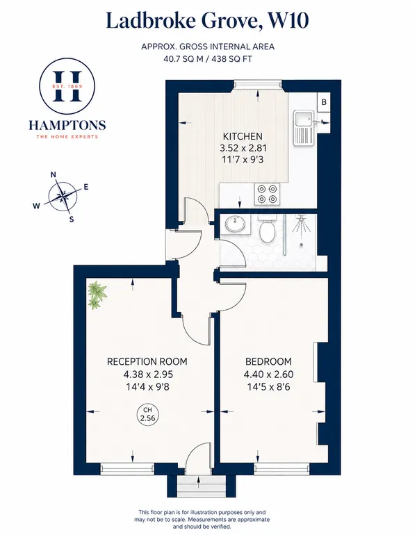 Floorplan 1 for Ladbroke Gove London W10