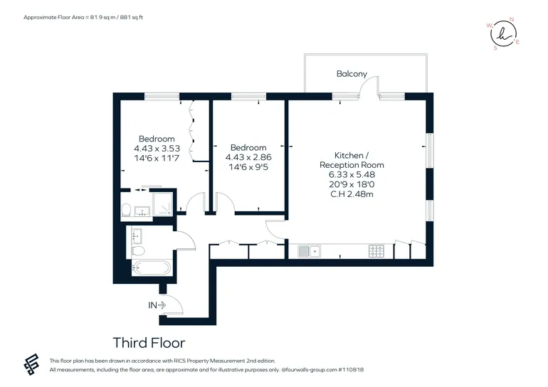 Floorplan 1 for Green Dale London SE5
