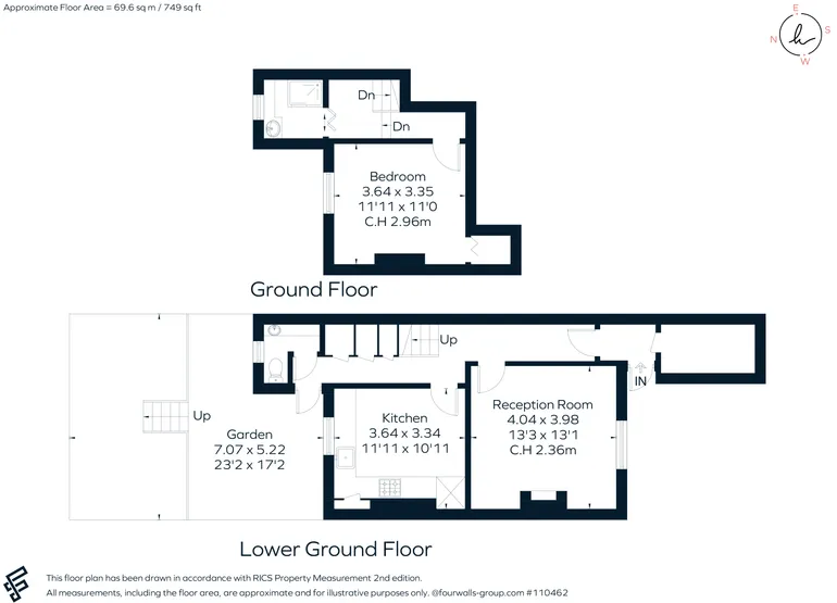 Floorplan 1 for Elmore Street, London, N1