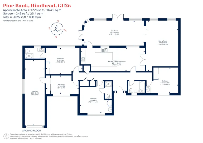 Floorplan 1 for Pine Bank, Hindhead, GU26