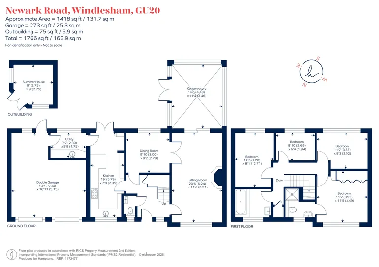 Floorplan 1 for Newark Road, Windlesham, GU20