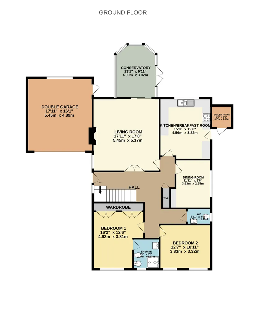 Floorplan for 11 Glenbrook Park, Delgany, Co. Wicklow, A63