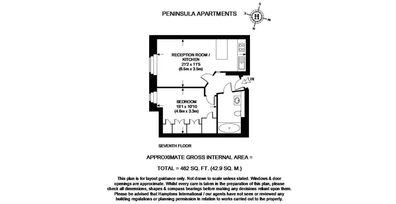 Floorplan 1 for Praed Street Paddington W2