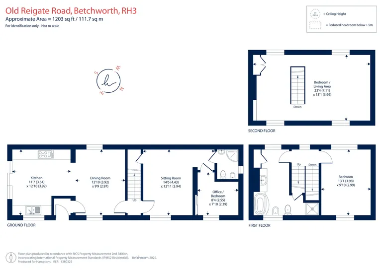 Floorplan 1 for Old Reigate Road Betchworth RH3