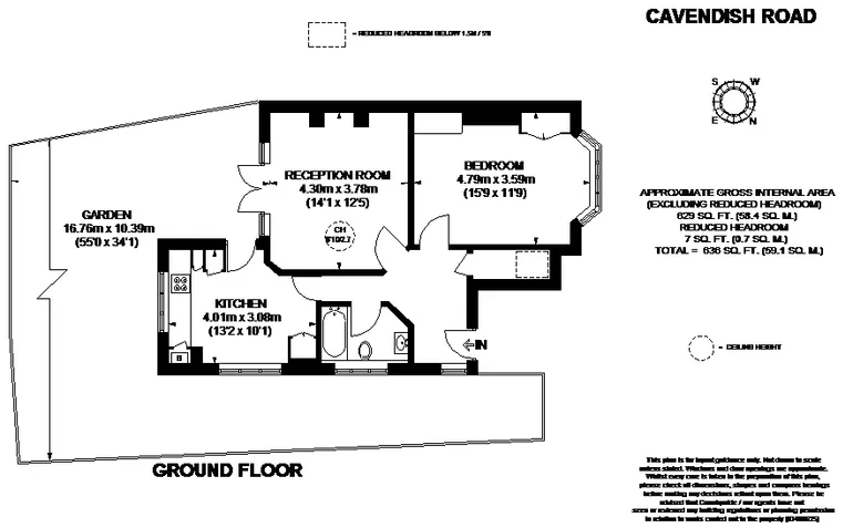 Floorplan 1 for Cavendish Road London SW12