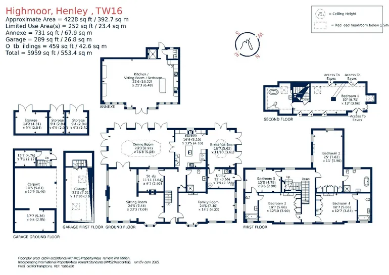 Floorplan 1 for Highmoor Cross RG9