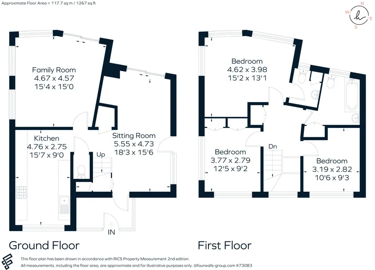 Floorplan 1 for St. Johns Road, Tunbridge Wells, TN4