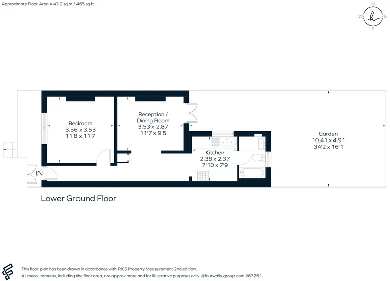 Floorplan 1 for Priory Road, London, W4