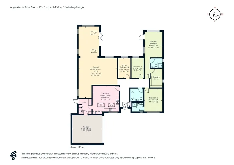 Floorplan 1 for The Deerings, Harpenden, AL5