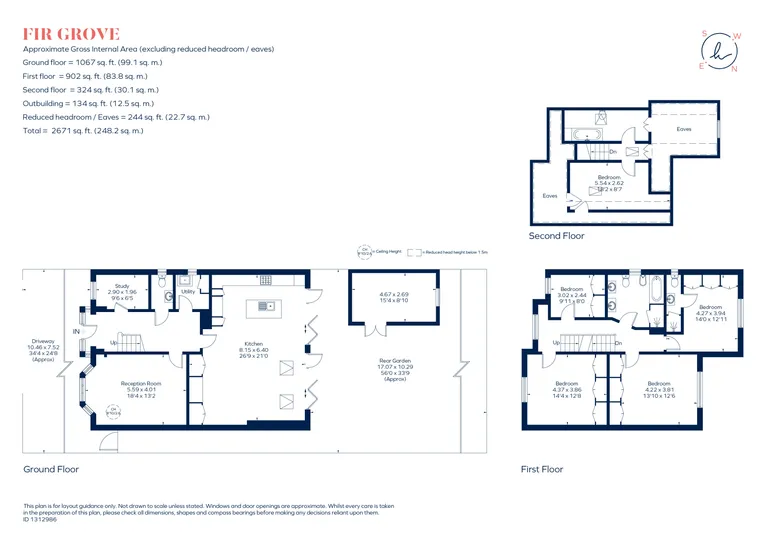 Floorplan 1 for Fir Grove, New Malden, KT3