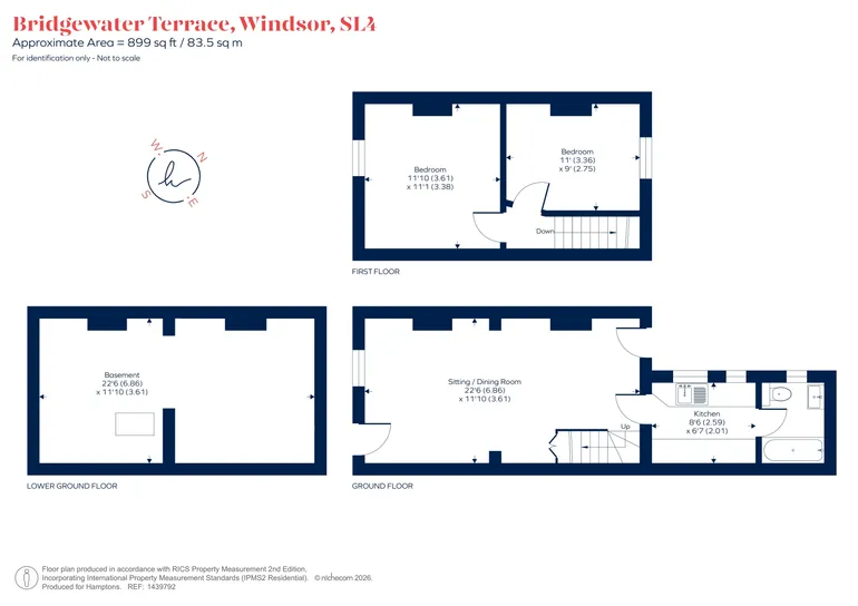 Floorplan 1 for Bridgewater Terrace, Windsor, SL4