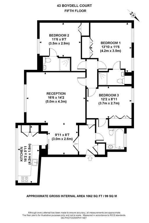 Floorplan 1 for St Johns Wood NW8