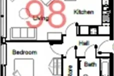 801 Armstrong House, Fletton Quays, Peterborough floorplan 1 out of 1