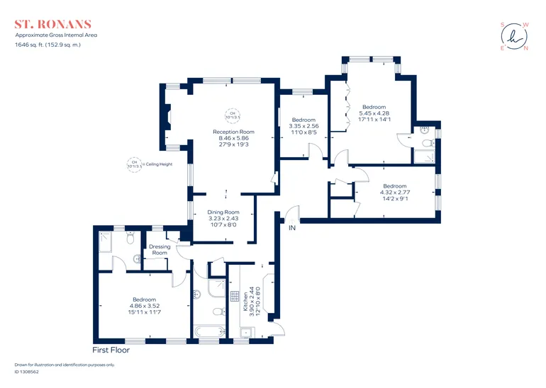 Floorplan 1 for Putney Hill, London, SW15
