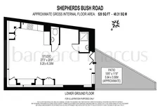 Shepherds Bush Road, London floorplan 1 out of 1