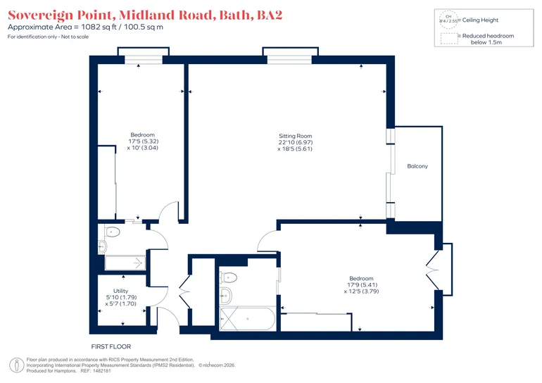 Floorplan 1 for Midland Road, Bath, BA2