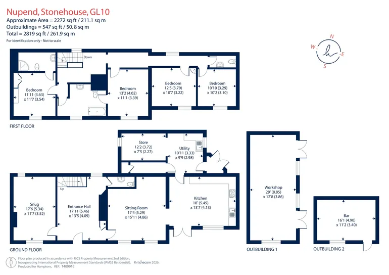 Floorplan 1 for Nupend Lane, Nupend, GL10