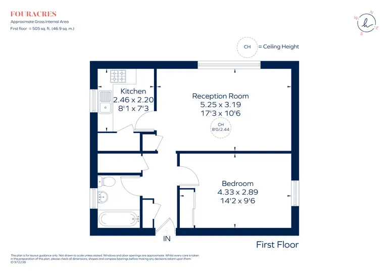 Floorplan 1 for Little Dimocks London SW12